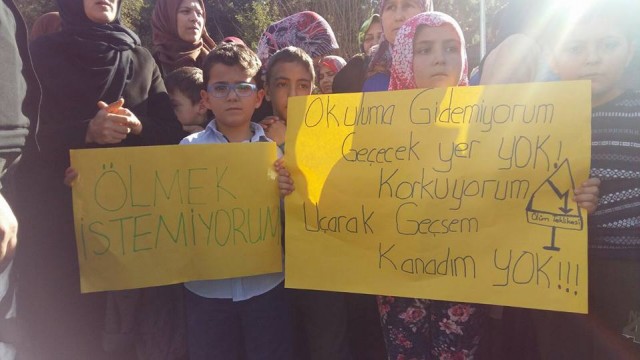 Bugün o yolu protesto etmek isteyen bir gurup Hacıbaba Mezarlığı'nın orada toplandı ve protesto gösterisinde bulundu. Yolu kapatan guruba polis müdahale etti. Polis ve gurup arasında arbade yaşandı.