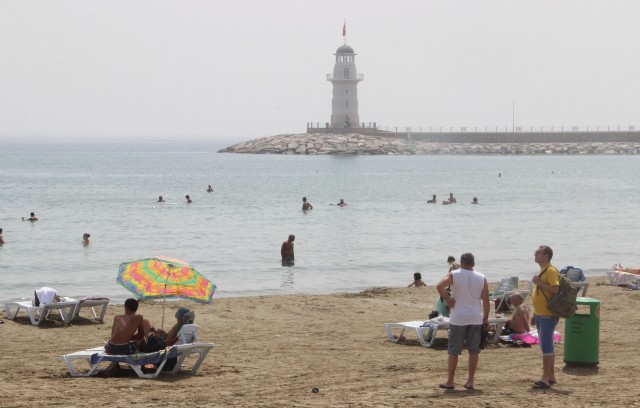 İlçede görüş mesafesi 5 kilometreye kadar düştü.