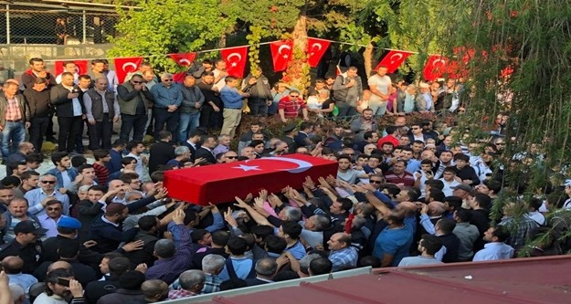 Tüm Alanya şehidimizin cenazesine akın etti