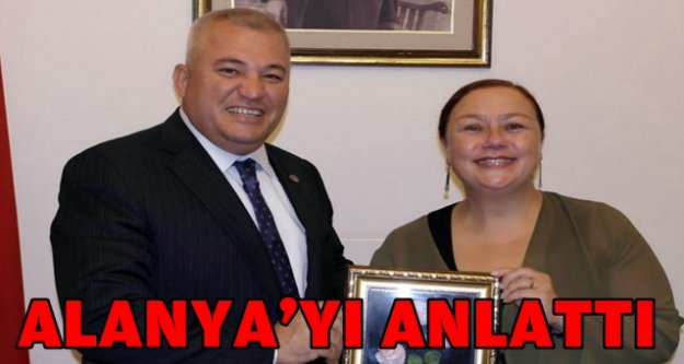 BÜYÜKELÇİ ALTSO'YU AĞIRLADI