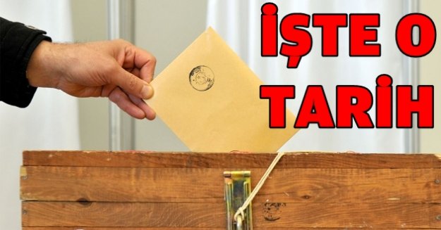 ERKEN SEÇİMİN TARİHİ AÇIKLANDI