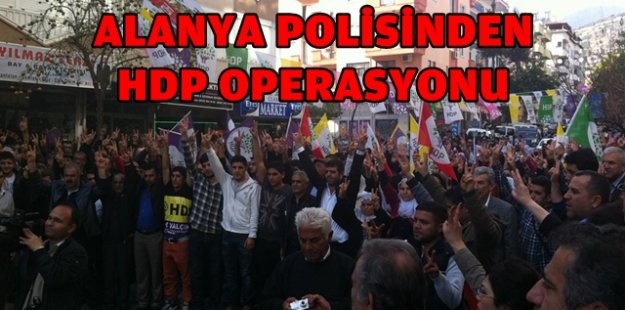 HDP İLÇE BAŞKANI VE 16 PARTİLİ GÖZALTINDA