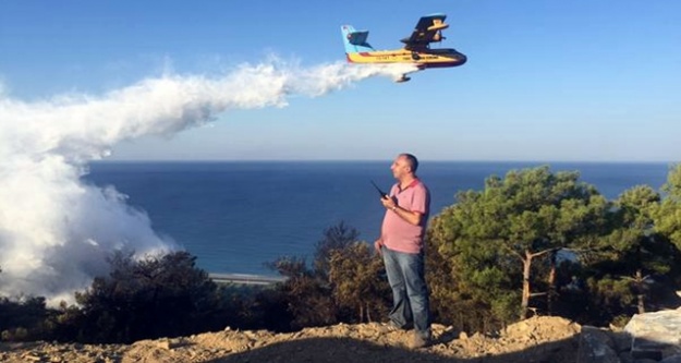 İKİ DÖNÜM  ORMAN KÜLE DÖNDÜ