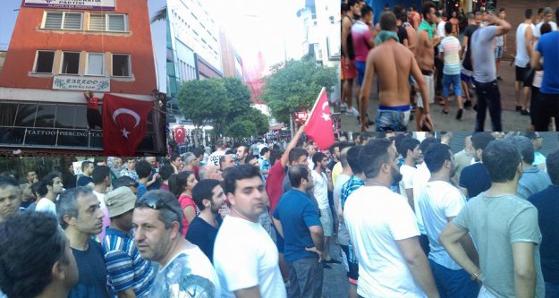 TERÖRE LANET YÜRÜYÜŞÜNDE TAHRİK GERGİNLİĞİ