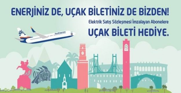 CLK'DAN BEDAVA UÇAK BİLETİ