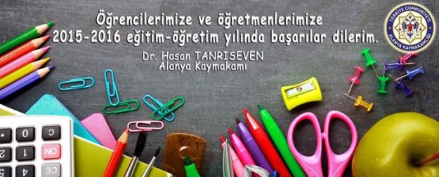 EĞİTİM VE ÖĞRETİM YILI BAŞLIYOR