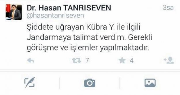 KAYMAKAM TANRISEVEN GENÇ KIZIN ÇIĞLIĞINI DUYDU