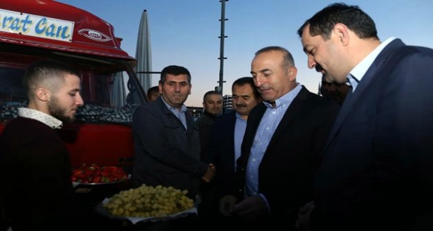 ÇAVUŞOĞLU HAL ESNAFINA MÜJDE DAĞITTI