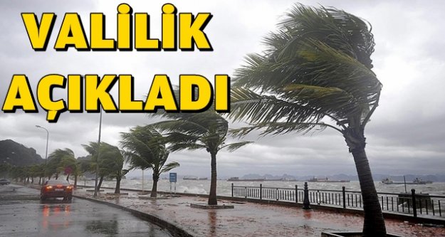 OKULLARA FIRTINA VE YAĞMUR TATİLİ