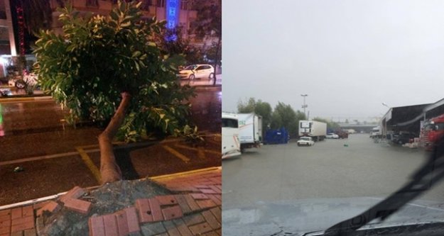 YAĞMUR ALANYA'YI FENA VURDU