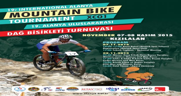 19. ALANYA ULUSLARARASI DAĞ BİSİKLETİ TURNUVASI BAŞLIYOR
