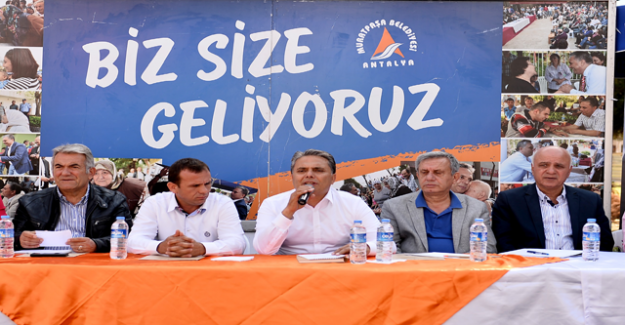 BAŞKAN UYSAL, VATANDAŞLARLA BULUŞTU