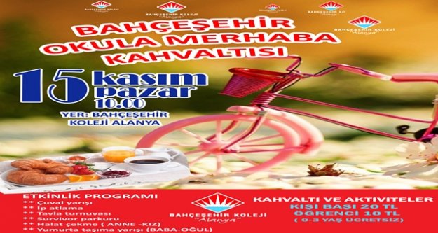 BAHÇEŞEHİR'İN KAHVALTISI YARIN