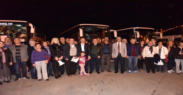 ÇANAKKALE YOLCULARI DUALARLA UĞURLANDI