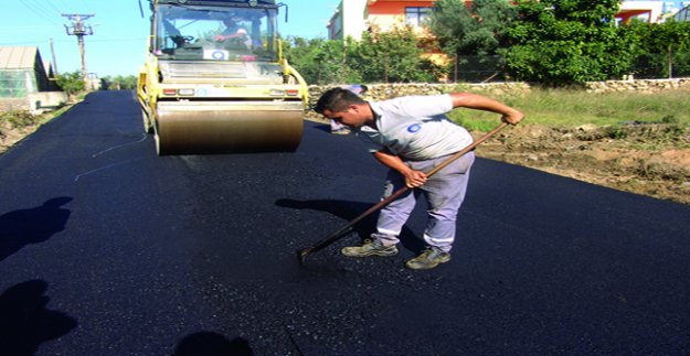ÇİLE YOLUNA SICAK ASFALT