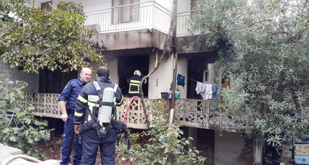 EVLERİ YANAN SURİYELİLER KAÇTI