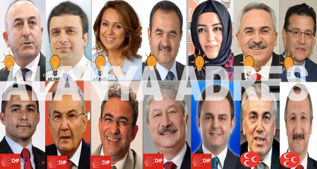 İŞTE ANTALYA'NIN 14 MİLLETVEKİLİ