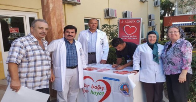 ORGAN BAĞIŞI İÇİN SAHNE ALDILAR