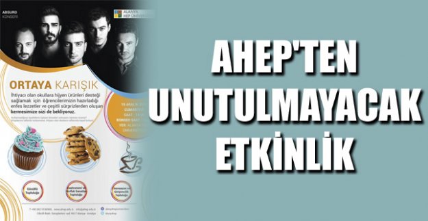 AHEP'TEN UNUTULMAYACAK ETKİNLİK