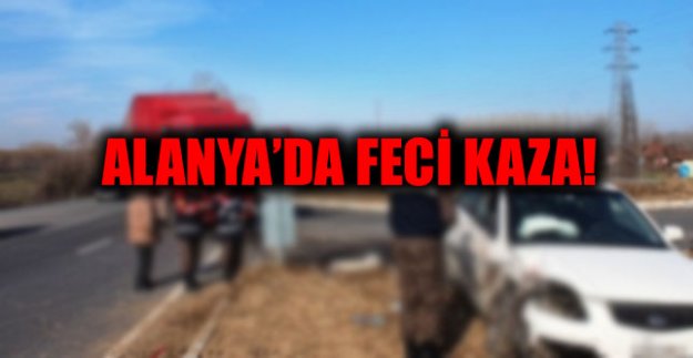 ALANYA'DA TIR, OTOMOBİLE ÇARPTI: 4 YARALI