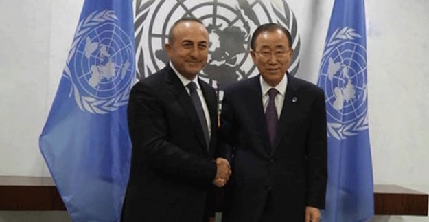 ÇAVUŞOĞLU BAN Kİ MOON İLE GÖRÜŞTÜ