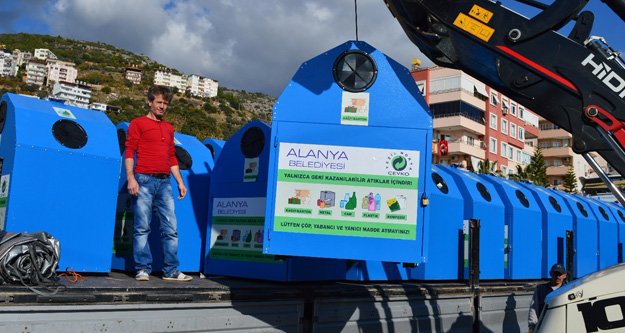 ALANYA BELEDİYESİ GERİ DÖNÜŞÜM PROJESİNİ GENİŞLETİYOR