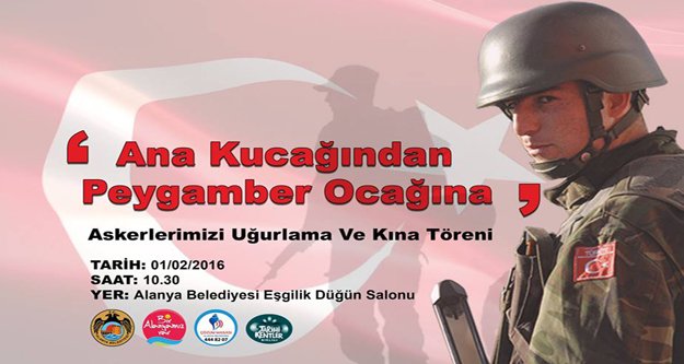 ALANYALI ASKERLER KINALI TÖREN