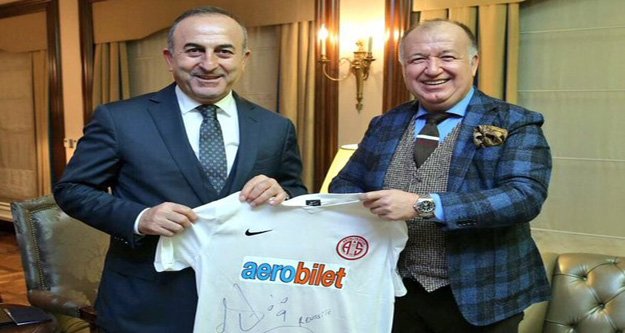 ÇAVUŞOĞLU, GENCER’İ AĞIRLADI