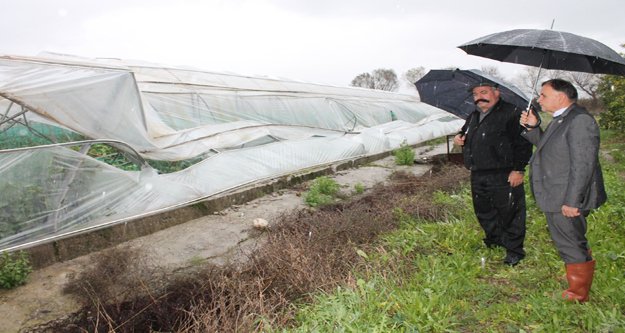 HORTUM SERALARI YERLE BİR ETTİ