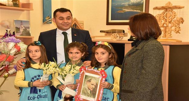 YÜCEL, ÖĞRENCİLERLE ÇEVRE SÖYLEŞİSİ YAPTI