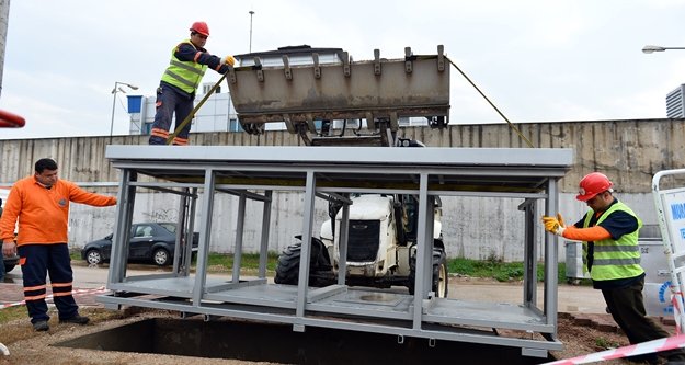 39 MAHALLEYE YERALTI ÇÖP KONTEYNERI