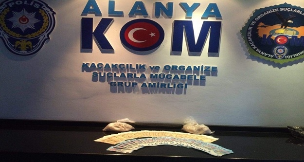 ALANYA'DA EROİN ELE GEÇİRİLDİ