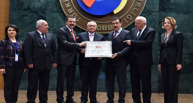 ATSO’YA “MÜKEMMEL ODA” BELGESİ