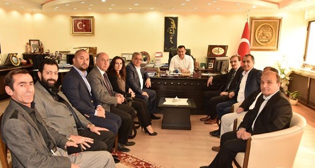 BAŞKAN YÜCEL'E ÇİFTE ZİYARET