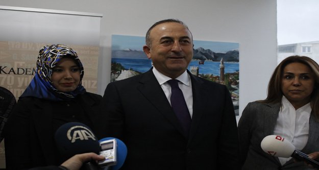 ÇAVUŞOĞLU ANTALYA'DA ÖNEMLİ AÇIKLAMALAR YAPTI