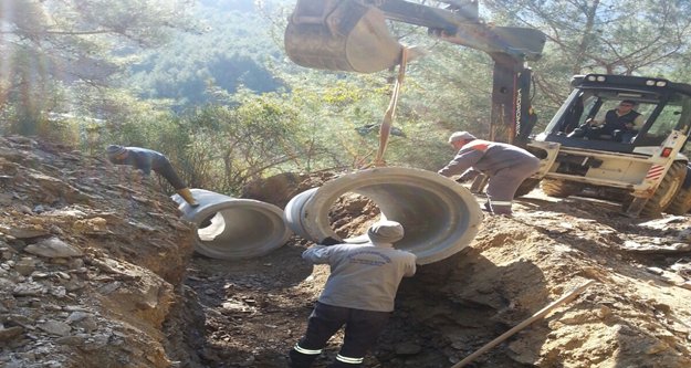 KIRSALDA ÇALIŞMALAR SÜRÜYOR