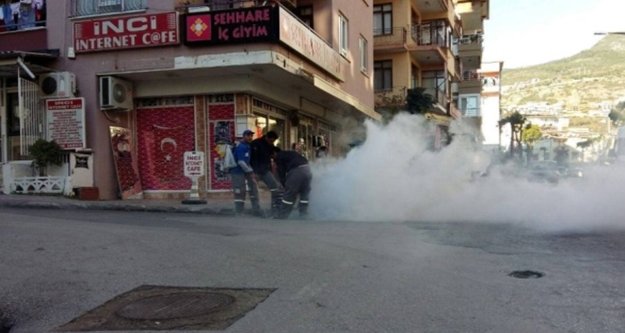 SİVRİSİNEKLE MÜCADELE SÜRÜYOR