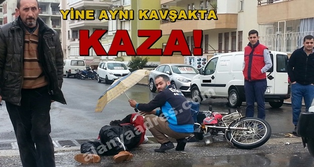 YARALI YAĞMUR ALTINDA AMBULANS BEKLEDİ