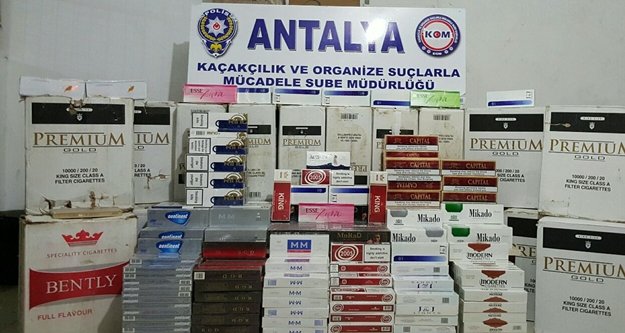 150 BİN PAKET KAÇAK SİGARA ELE GEÇİRİLDİ
