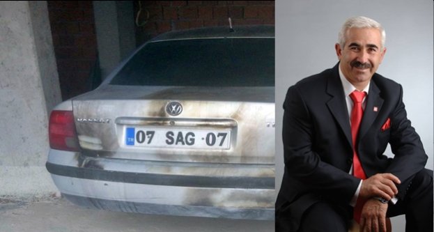AKP'Lİ BAŞKANIN ARACI KUNDAKLANDI