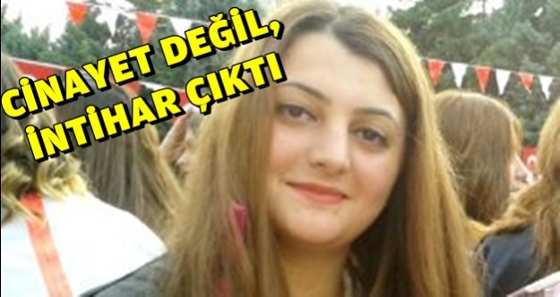 ALKÜ ÖĞRENCİSİ İNTİHAR ETTİ