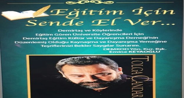 EĞİTİM İÇİN SENDE EL VER