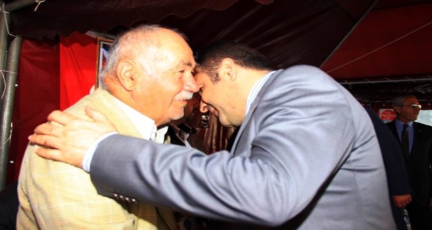 TANRISEVEN İLÇE PROTOKOLÜ İLE TAZİYE EVİNDE