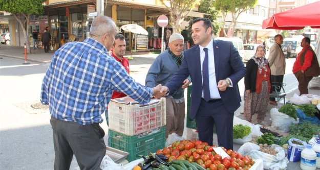 YÜCEL ESNAFIN SORUNLARINI DİNLEDİ