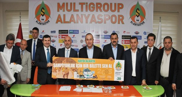 ALANYASPOR'DAN ŞAMPİYONLUK PİYANGOSU