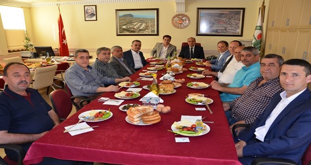 HAL KOMİSYONCULARININ TALEPLERİ ALINDI