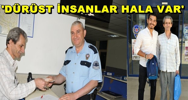 SOKAKTA BULDUĞU ÇANTAYI POLİSE TESLİM ETTİ