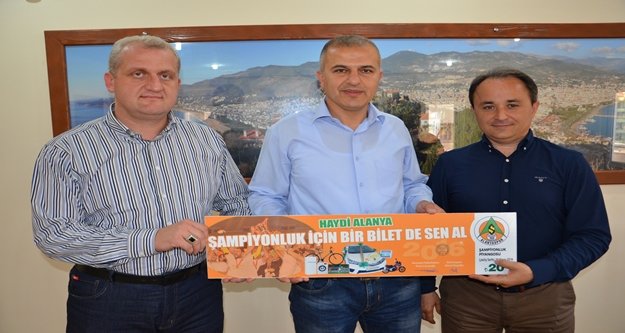 ALANYASPOR'A DESTEK SÜRÜYOR
