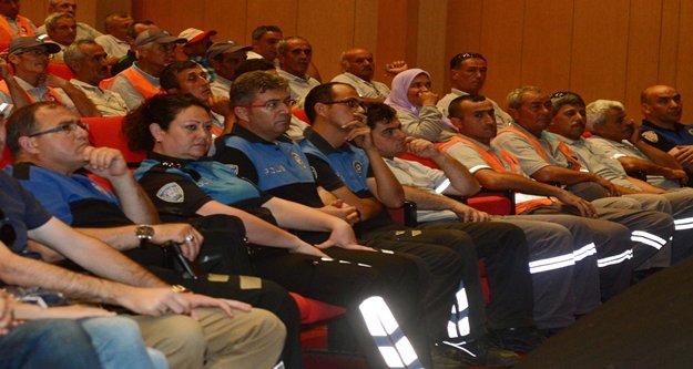 BÜYÜKŞEHİR TEMİZLİK PERSONELİNE ŞÜPHELİ PAKET EĞİTİMİ