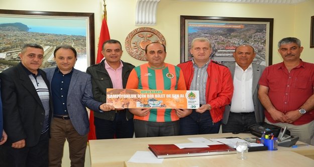 HALCİLERDEN ALANYASPOR'A TAM DESTEK